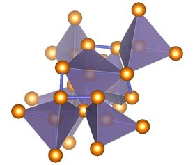 This is an illustration of ST12-germanium's complex tetragonal structure with tetrahedral bonding. Image: Haidong Zhang.