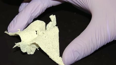 Bioactive origami with "tissue" paper