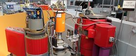 This shows the neutron spectrometer used in the study. Photo: EPFL/PSI.